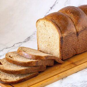 Whole Wheat Loaf Jumbo 5x5" 1200 Grams